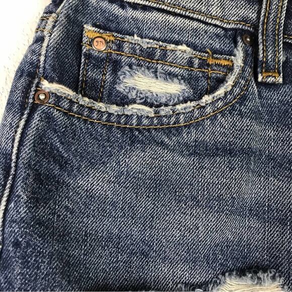 NWT Joe's Jeans Distressed Ryla Festival Summer Mid-High Rise Denim Shorts 26 - Picture 5 of 12